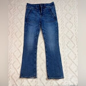 American eagle jeans hi rise skinny kick grip stretch 6